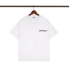 OFF WHITE T SHIRTS High-quality pure cotton high-street style