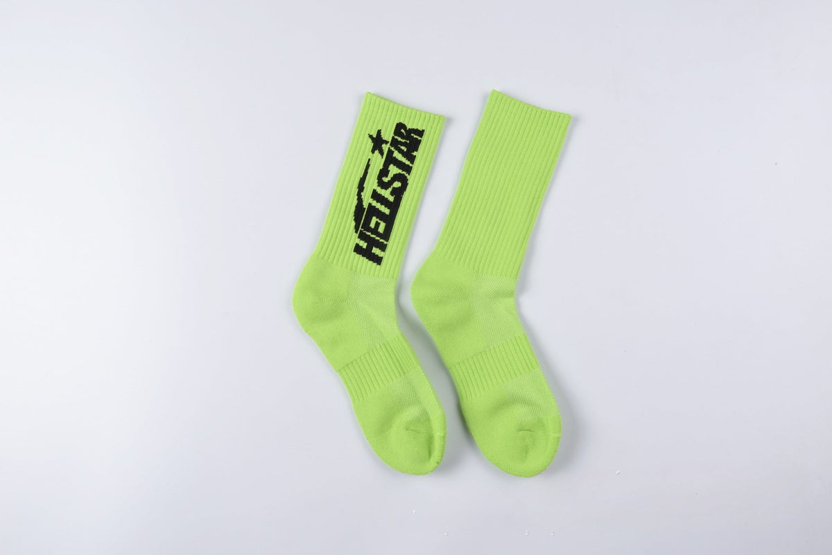 Hellstar Socks Recreational Sports for Men and Women High-quality pure cotton high-street clothing