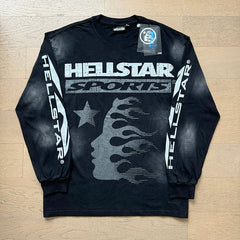 Hellstar Long Sleeve Shirts High-quality pure cotton high-street clothing