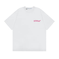OFF WHITE T SHIRTS High-quality pure cotton high-street style