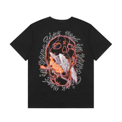 Revenge T Shirts High-quality streetwear with trendy Painted decoration