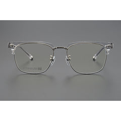 CHH Chrome Hearts Glasses Frameless Pure Titanium Glasses Frame Business