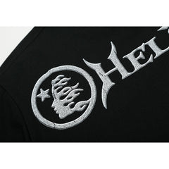 Hellstar T-shirt Direct Printing Pattern High-quality pure cotton high-street clothing
