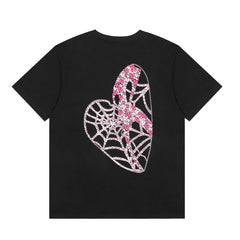 Revenge T Shirts High-quality streetwear with trendy Painted decoration