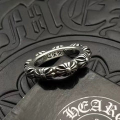 CHH Chrome heart Cross Ring Hip Hop