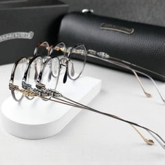 CHH Chrome Hearts Glasses 925 Silver Personality Glasses Frame Myopia Glasses Frame