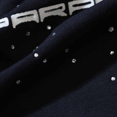 Hellstar T-Shirt Rhinestone High-quality pure cotton high-street clothing