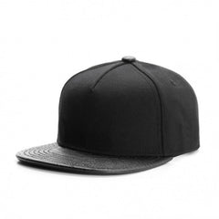 Trendy flat brimmed snapback hatsblank light plate without logo