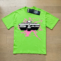 Hellstar  T Shirts Retro style high street trend High-quality pure cotton high-street clothing