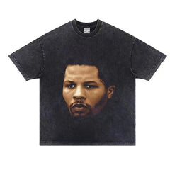 BIG FACE T shirts Pure Cotton High-Street Fashion