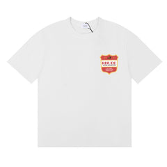 Rhude T Shirts Stylish Red textured pattern print