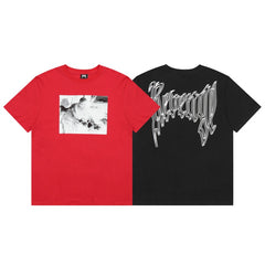 Revenge T Shirts High-quality streetwear with trendy Painted decoration