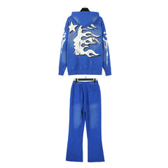 Hellstar Hoodie And Pants Two-Piece Set High-quality pure cotton high-street clothing