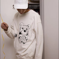 DREW HOUSE Hoodie Stylish hand-drawn design with fleece lining
