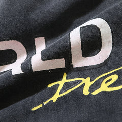 Valeforever Vale T Shirts Washed black with a distressed finish