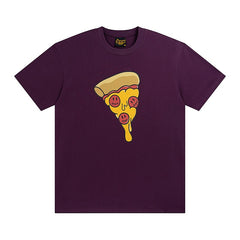 DREW HOUSE T Shirts Purple pizza print