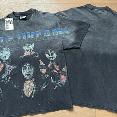Valeforever Vale T Shirts Washed black with a distressed finish