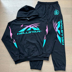 Hellstar Hoodie And Pants Two-Piece Set High-quality pure cotton high-street clothing