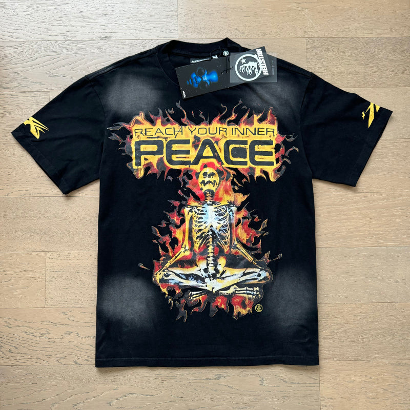 Hellstar T Shirts Retro style high street trend High-quality pure cotton high-street clothing