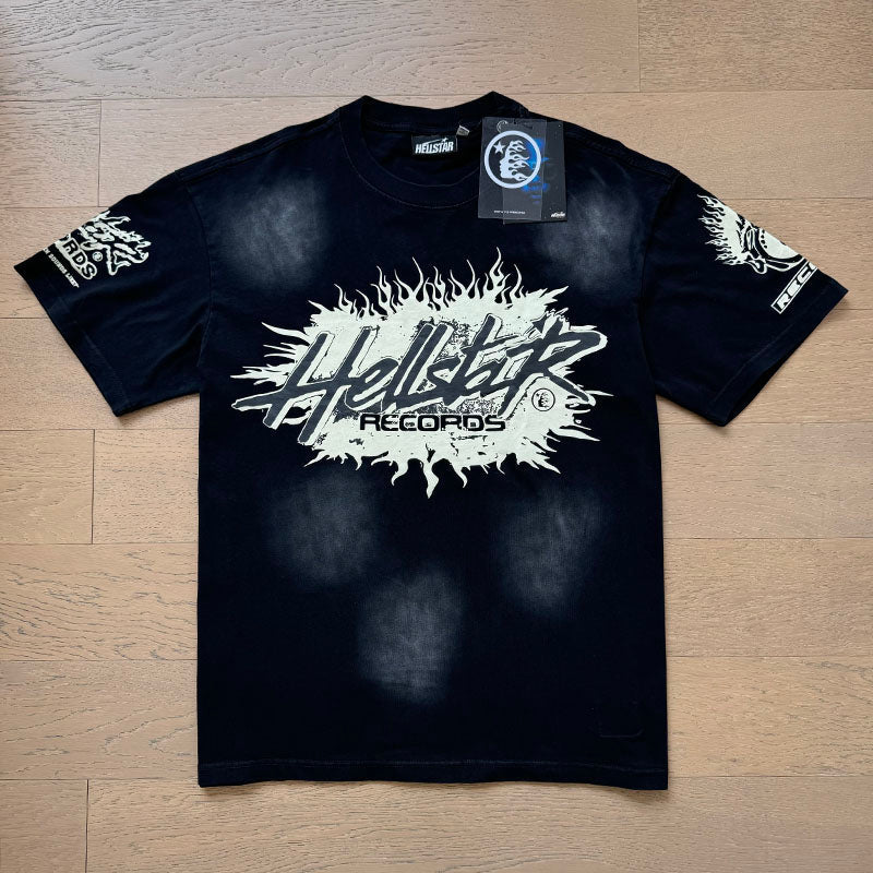 Hellstar T Shirts Retro style high street trend High-quality pure cotton high-street clothing