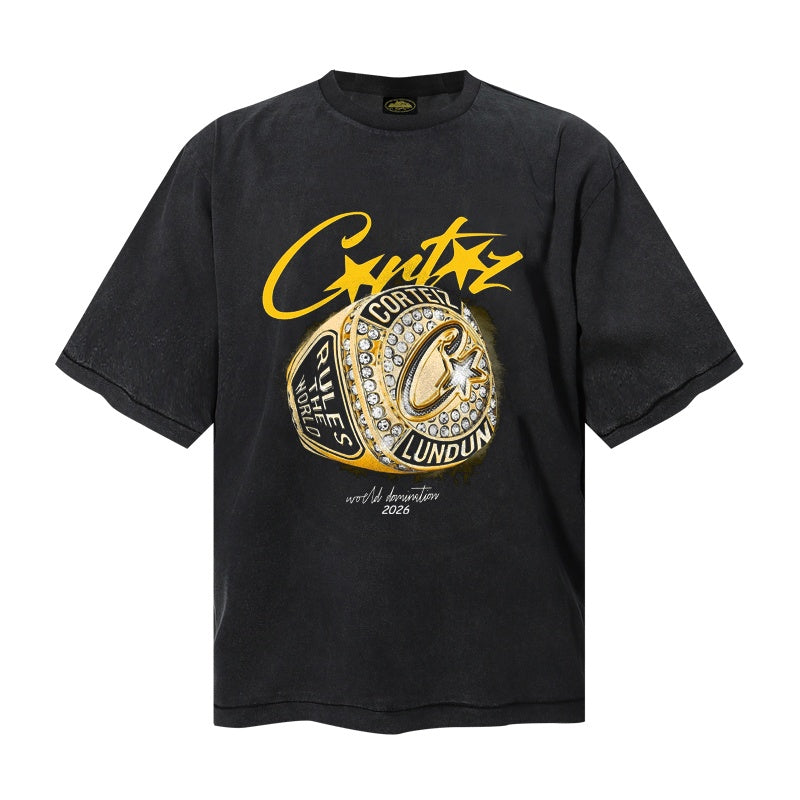 Corteiz T shirts High-quality stylish loose-fitting pure cotton