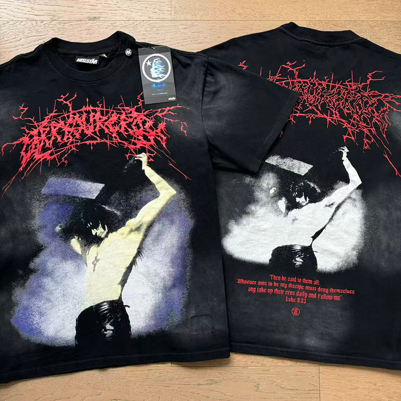 Hellstar T Shirts High-quality pure cotton high-street clothing
