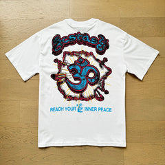 Hellstar  T Shirts Retro style high street trend High-quality pure cotton high-street clothing