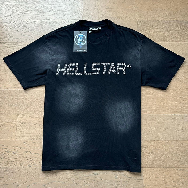 Hellstar T shirts High-street style, pure cotton, loose fit