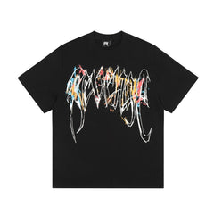 Revenge T Shirts High-quality streetwear with trendy Painted decoration