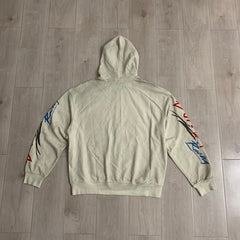 DUAA Hoodie Pure Cotton Rhinestone-Embellished Distressed Direct-Print Hoodie