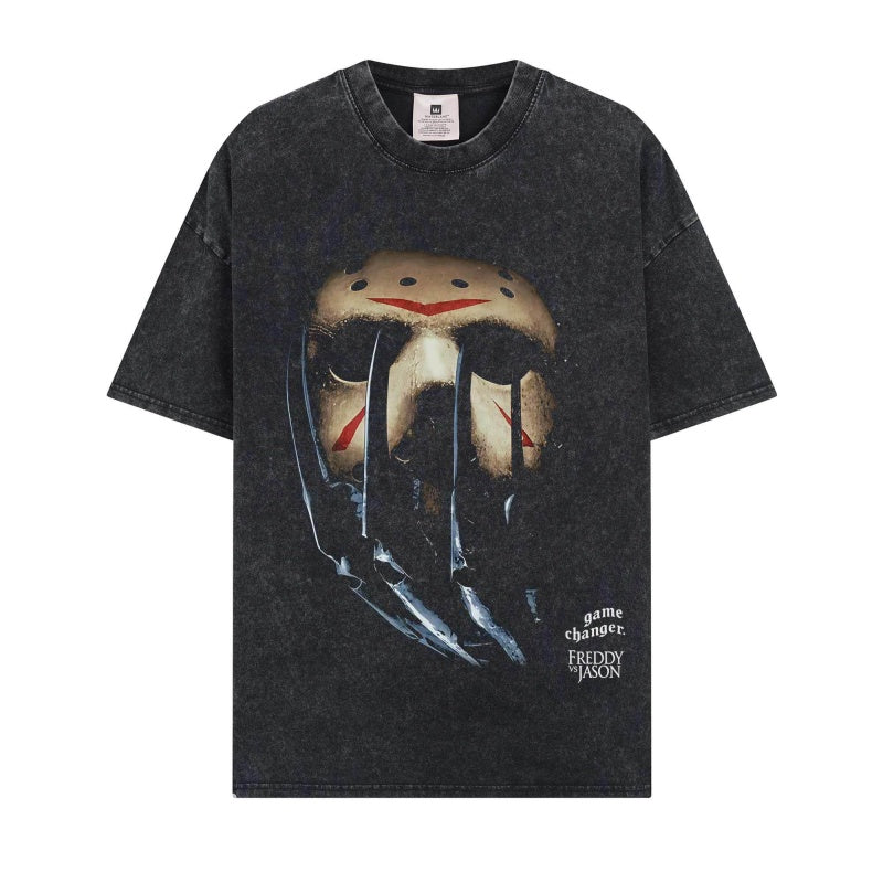 BIG FACE T shirts Pure Cotton High-Street Fashion