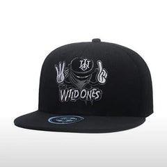 Trendy flat brimmed snapback hatsmen's and women's hats adjustable