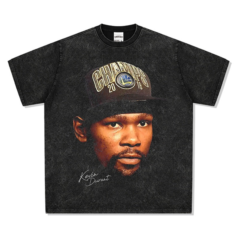 BIG FACE T shirts Pure Cotton High-Street Fashion