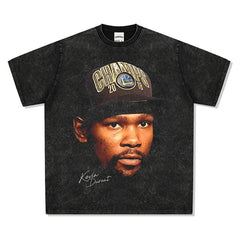 BIG FACE T shirts Pure Cotton High-Street Fashion