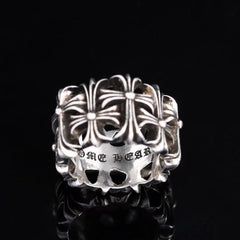 CHH Chrome heart Cross Ring Vintage Punk
