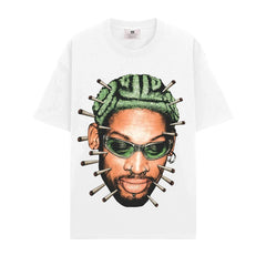 BIG FACE T shirts Pure Cotton High-Street Fashion
