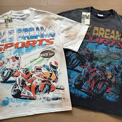 Valeforever Vale T Shirts Distressed-print high-street style