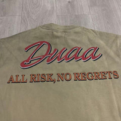DUAA T shirts High-quality white ink direct-jet hot-drilling rhinestones