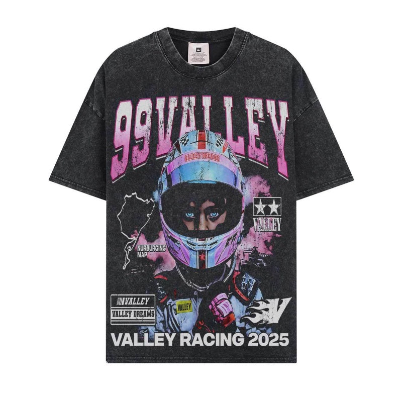 BIG FACE T shirts Pure Cotton High-Street Fashion