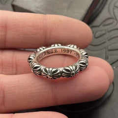 CHH Chrome heart Cross Ring Hip Hop