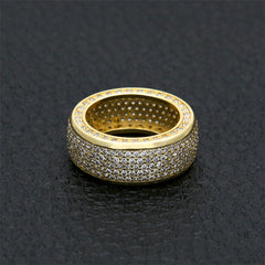 Rings Hip Hop Copper Zircon Ring St. Valentine's Spectrum