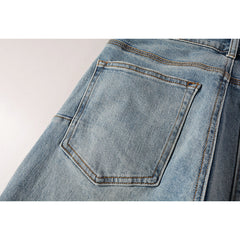Mens trendy purple jeans 100% cotton Pure Cotton High Street Trend