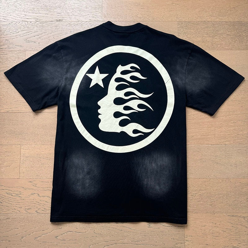 Hellstar T shirts High-street style, pure cotton, loose fit