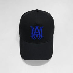 Amiri Hat Peaked Cap Sunshade Beach Casual Hat Adjustable Metal Lock Baseball Cap