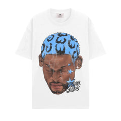 BIG FACE T shirts Pure Cotton High-Street Fashion