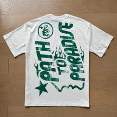 Hellstar T Shirts Retro style high street trend High-quality pure cotton high-street clothing