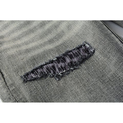 Mens trendy purple jeans 100% cotton Pure Cotton High Street Trend