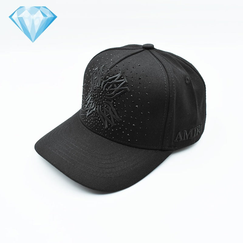 Amiri Hat embroidered diamond hat