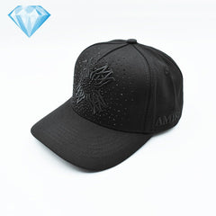 Amiri Hat embroidered diamond hat