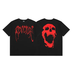 Revenge T Shirts High-quality streetwear with trendy Painted decoration